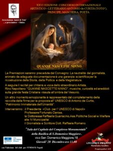 XXVI ED. Concorso Internazionale Artistico – Letterario Antonio De Curtis (Totò)